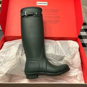 Woman’s Hunter Boots Original Tall Hunter Green